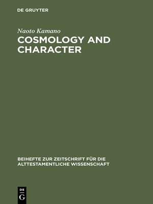 cover image of Cosmology and Character